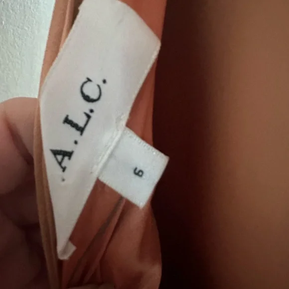 A.L.C. Delfina Matte Pleated Dress $695 Womens size 6 - Picture 7 of 10